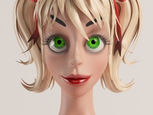 the girl similar to mandy 3D Model