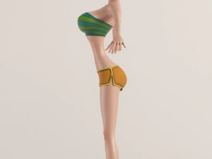 the girl similar to mandy 3D Model