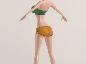 the girl similar to mandy 3D Model