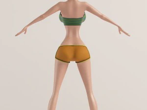 the girl similar to mandy 3D Model