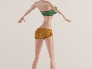 the girl similar to mandy 3D Model