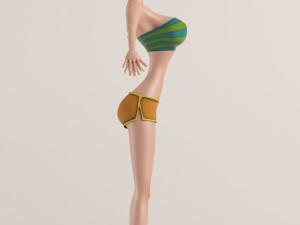 the girl similar to mandy 3D 模型