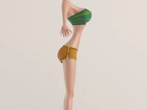 the girl similar to mandy 3D Model