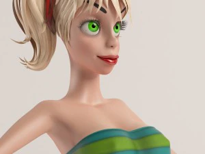 the girl similar to mandy 3D Model