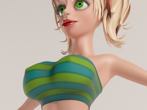 the girl similar to mandy 3D 模型