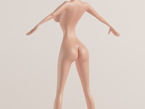 the girl similar to mandy 3D 模型