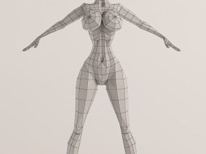 the girl similar to mandy 3D 模型