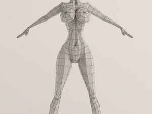 the girl similar to mandy 3D Model