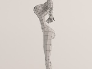 the girl similar to mandy 3D 模型