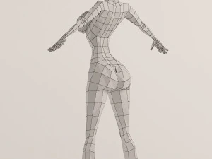 the girl similar to mandy 3D Model