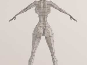 the girl similar to mandy 3D 模型