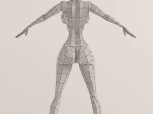 the girl similar to mandy 3D Model