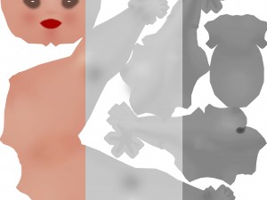 the girl similar to mandy 3D 模型