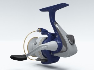 spinning reels 3D 模型
