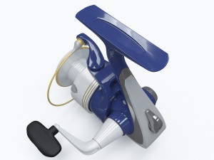 spinning reels 3D 模型