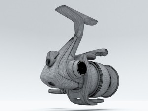 spinning reels 3D 模型