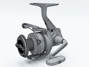 spinning reels 3D 模型
