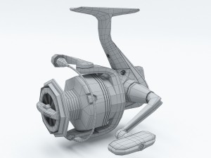 spinning reels 3D 模型
