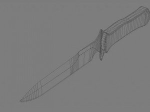 hunting knife 3D Model