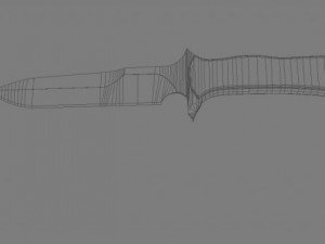 hunting knife 3D Model