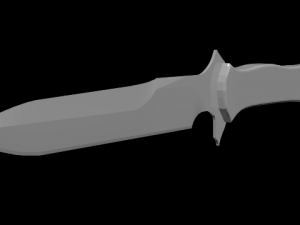 hunting knife 3D Model
