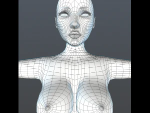 female character basic 3D Model