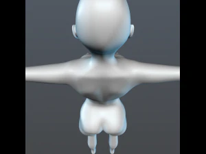 female character basic 3D Model