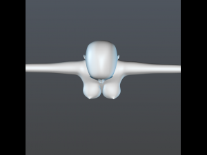 female character basic 3D Модель