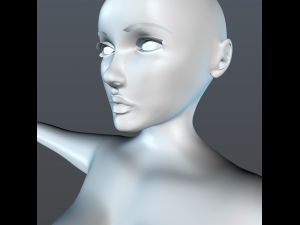 female character basic 3D Модель