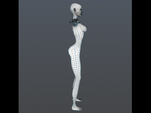 female character basic 3D Модель