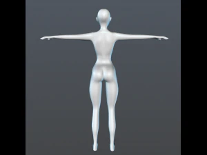 female character basic 3D Model