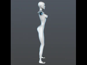 female character basic 3D Model
