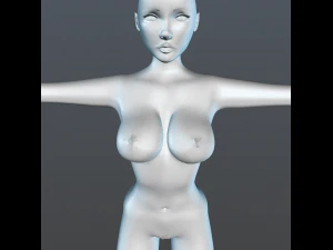 female character basic 3D Model