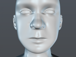 male head Modèle 3D