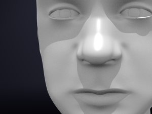 male head Modèle 3D
