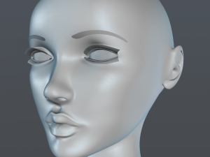 female head 3D Model