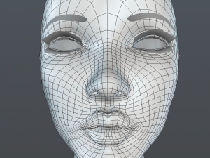 female head 3D Model