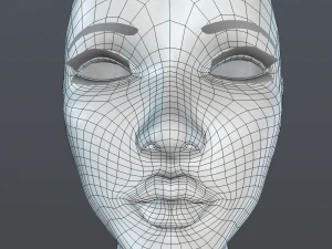 female head 3D Model