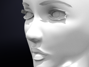 female head 3D Model