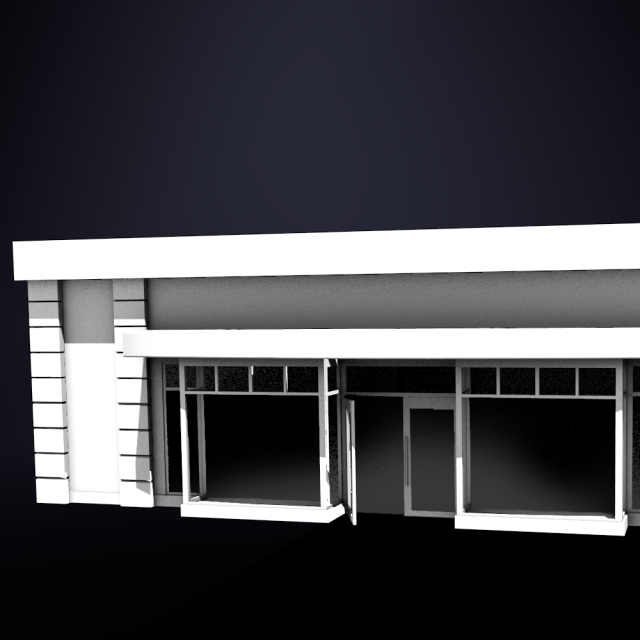 store structure Modèle 3D .c4d .max .obj .3ds .fbx .stl .blend 