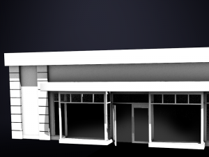 store structure Modèle 3D