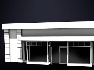 estructura de la tienda Modelo 3D