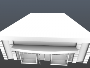 store structure Modèle 3D