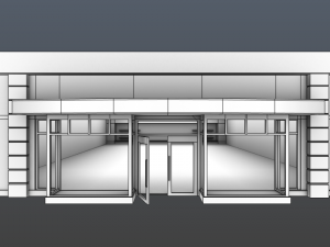 store structure Modèle 3D