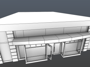 store structure Modèle 3D