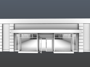 store structure Modèle 3D