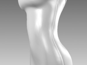simple tube dress Modelo 3D