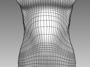 simple tube dress Modelo 3D
