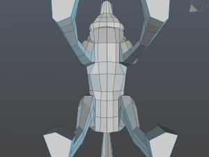 low poly wolf Modèle 3D