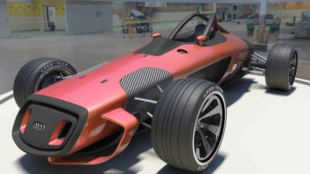 audi car union 2017 3D 모델 .c4d .max .obj .3ds .fbx .stl .blend 